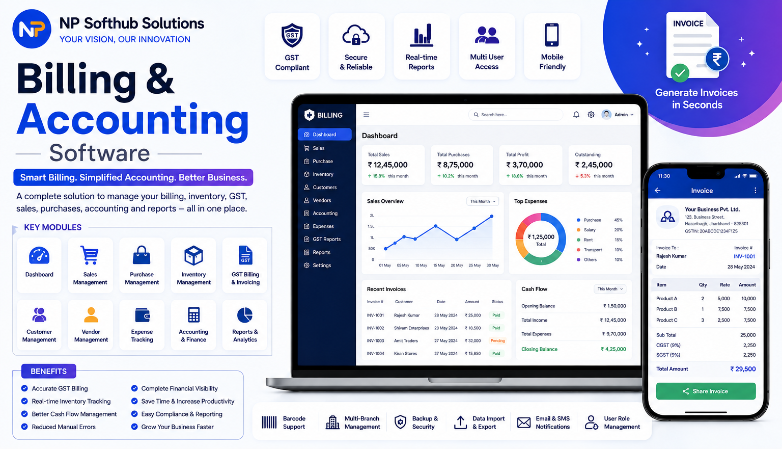 Billing & Accounting Software: Simplify Your Business Finances with Smart Automation